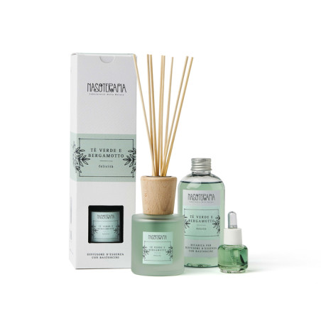 DIFFUSORE BAST TE' VE/BER100ML