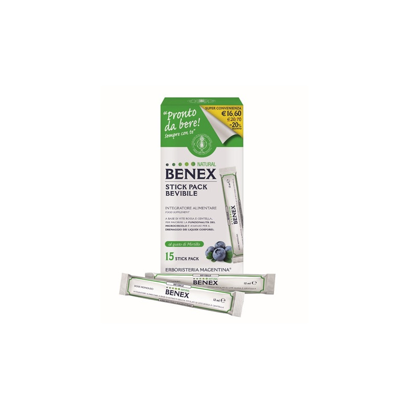 BENEX BEVIBILE 15STICK 12ML TP
