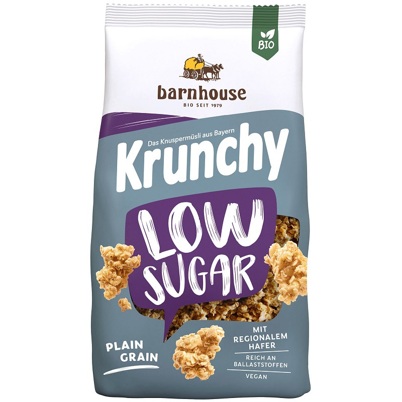 KRUNCHY PLAIN GRAIN LOW SUGAR